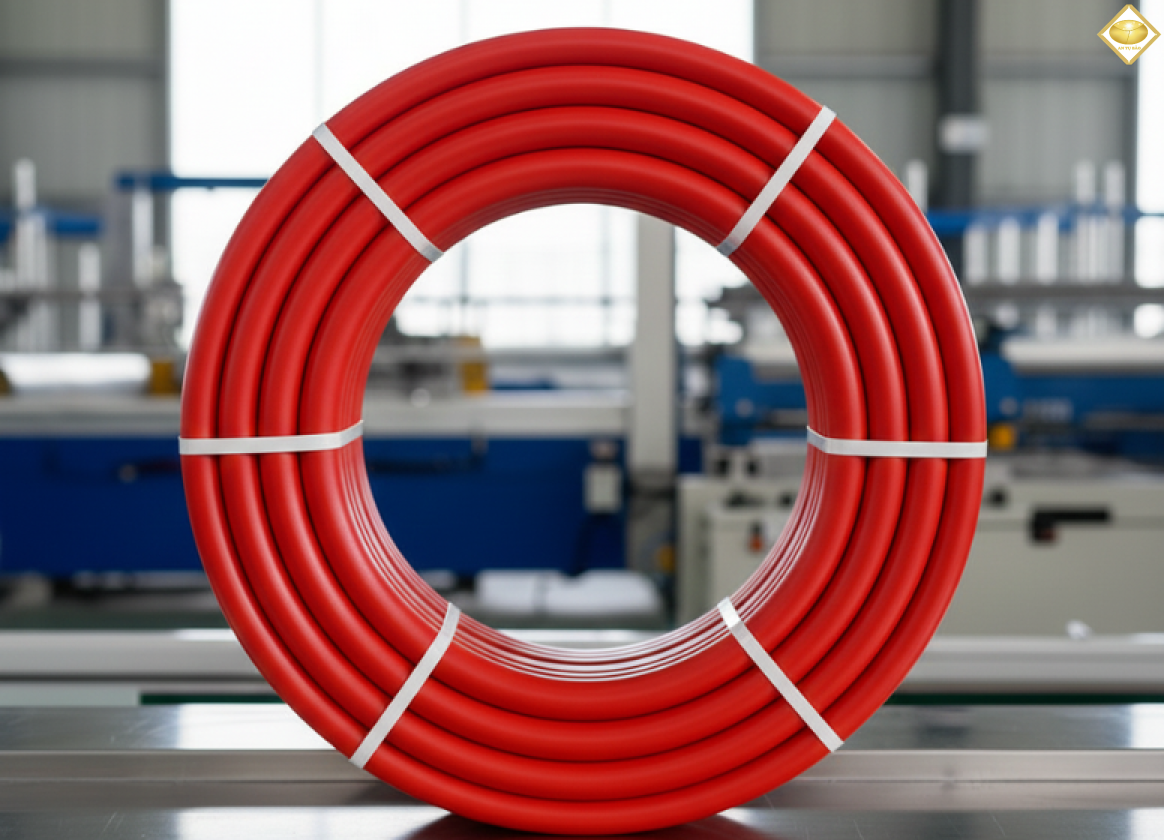 Ống Nhựa PVC Màu Đỏ