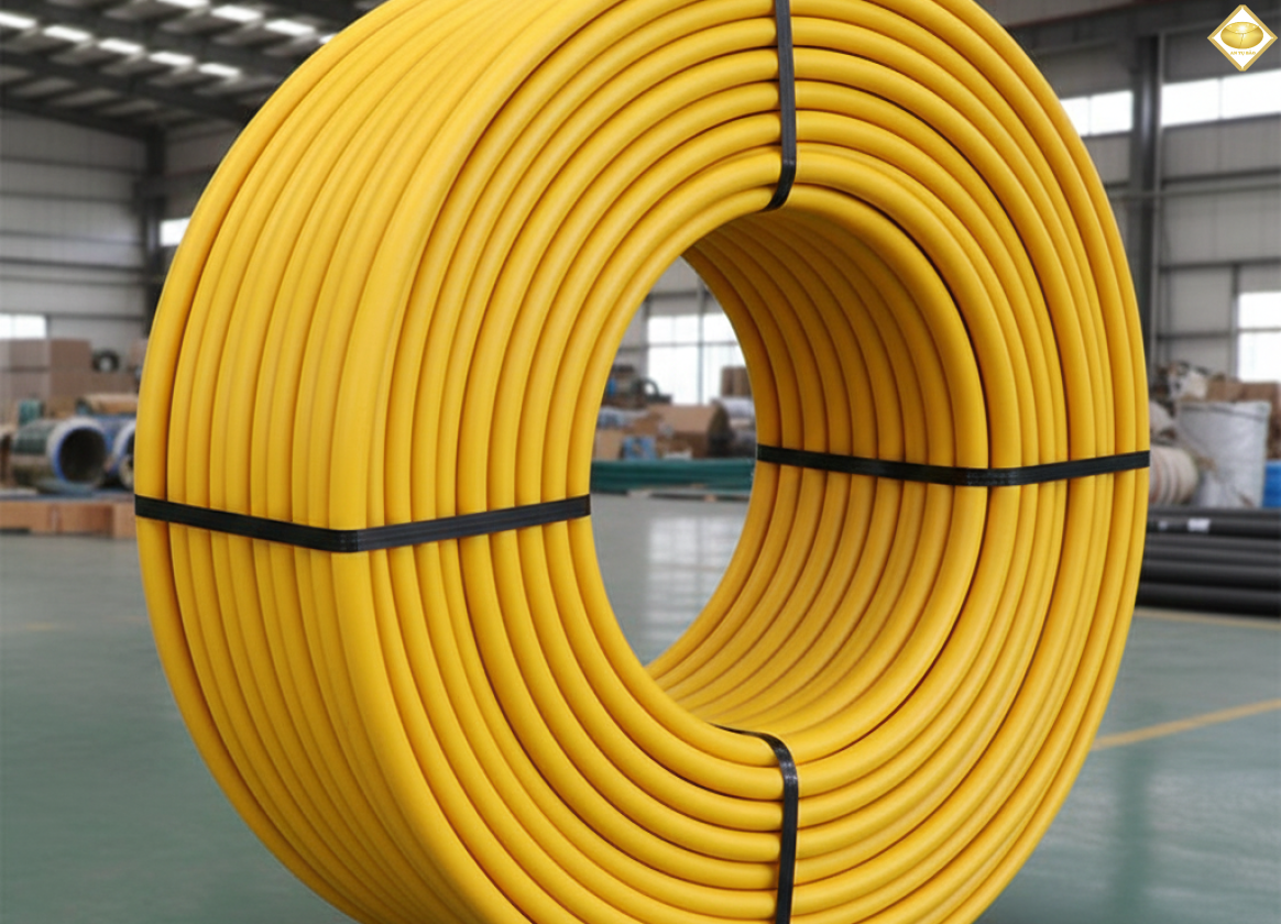 Ống Nhựa PVC Màu Vàng Nghệ