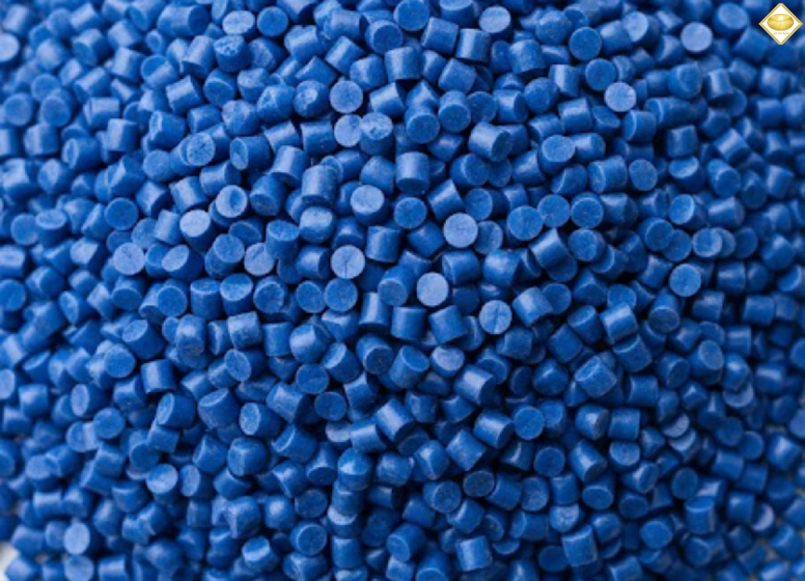 Hạt Nhựa PVC Màu Xanh Dương